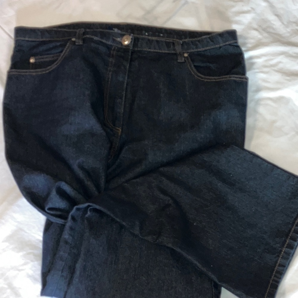 Pennington a dark  blue Chicago Woman’s Jeans jeans size 14 excellent condition